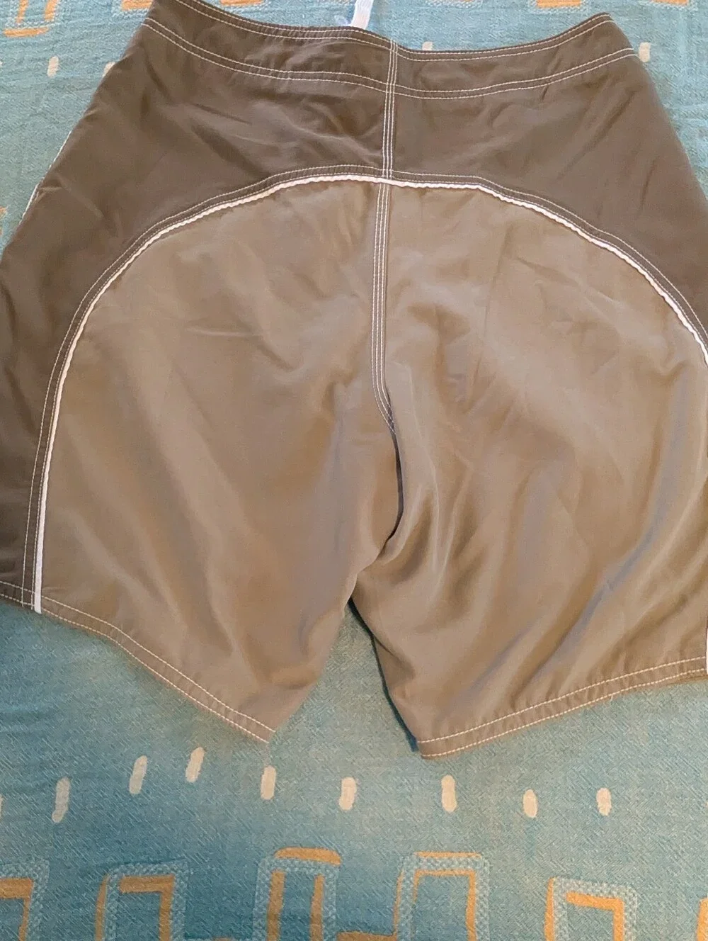 Joe Boxer Swim Shorts Mens Medium Gray/Taupe